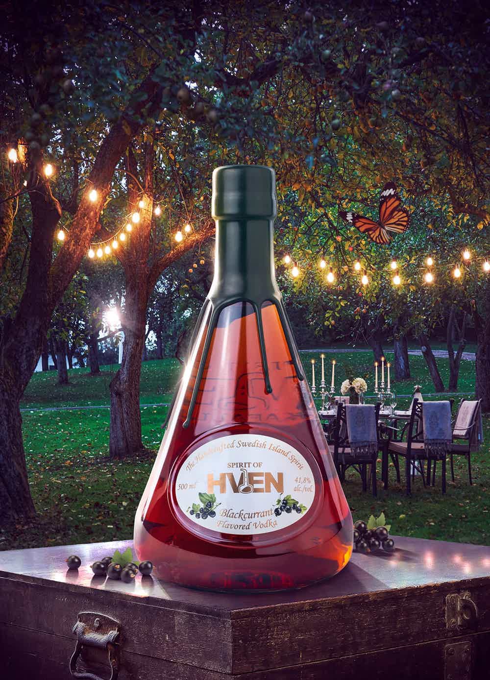 Spirit of Hven Blackcurrant Vodka 41.8% 0.5L, Spirits