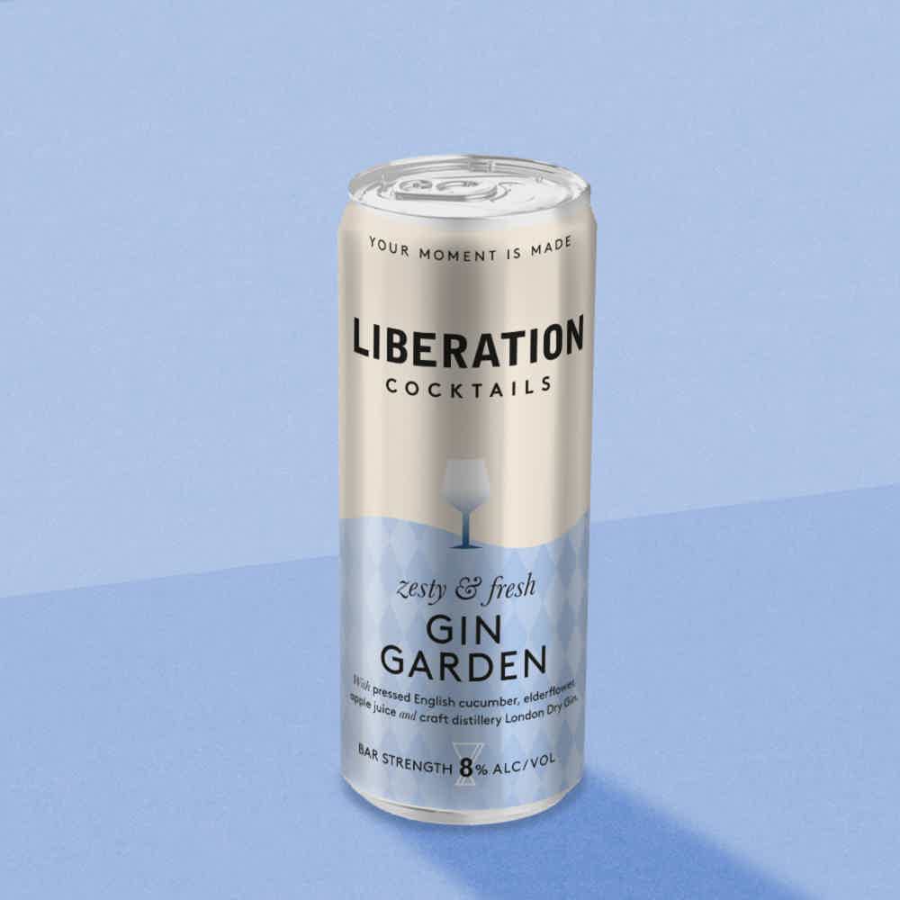 Liberation Gin Garden 8.0% 0.2L, Spirits