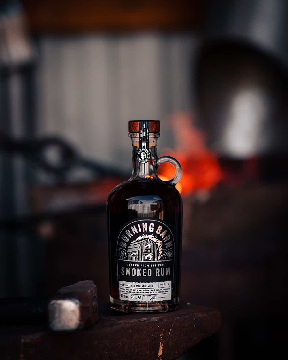 Burning Barn Smoked Rum 40.0% 0.7L, Spirits