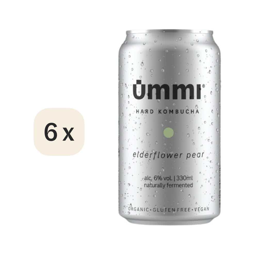 Ummi Elderflower Pear 6% ABV - 6 Pack: Ummi Elderflower Pear - Single Can