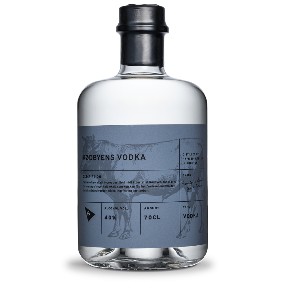 Kødbyens Vodka 40.0% 0.7L, Spirits