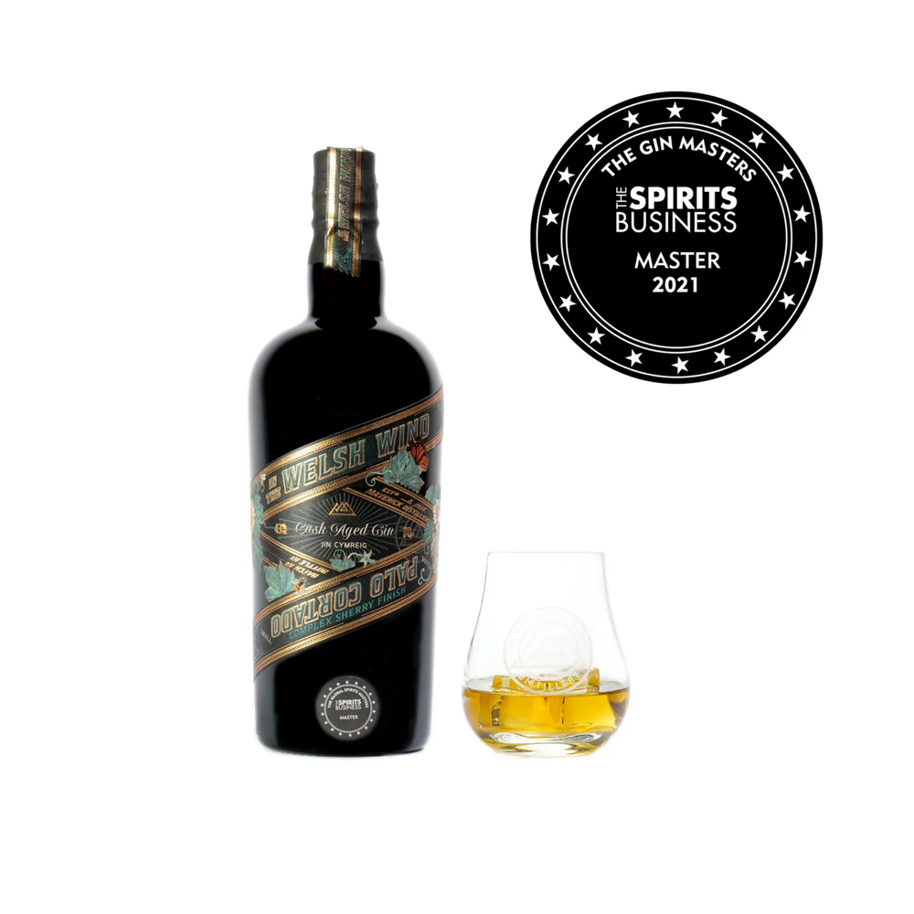 IN THE WELSH WIND Palo Cortado Cask-Aged Gin 43.0% 0.7L, Spirits