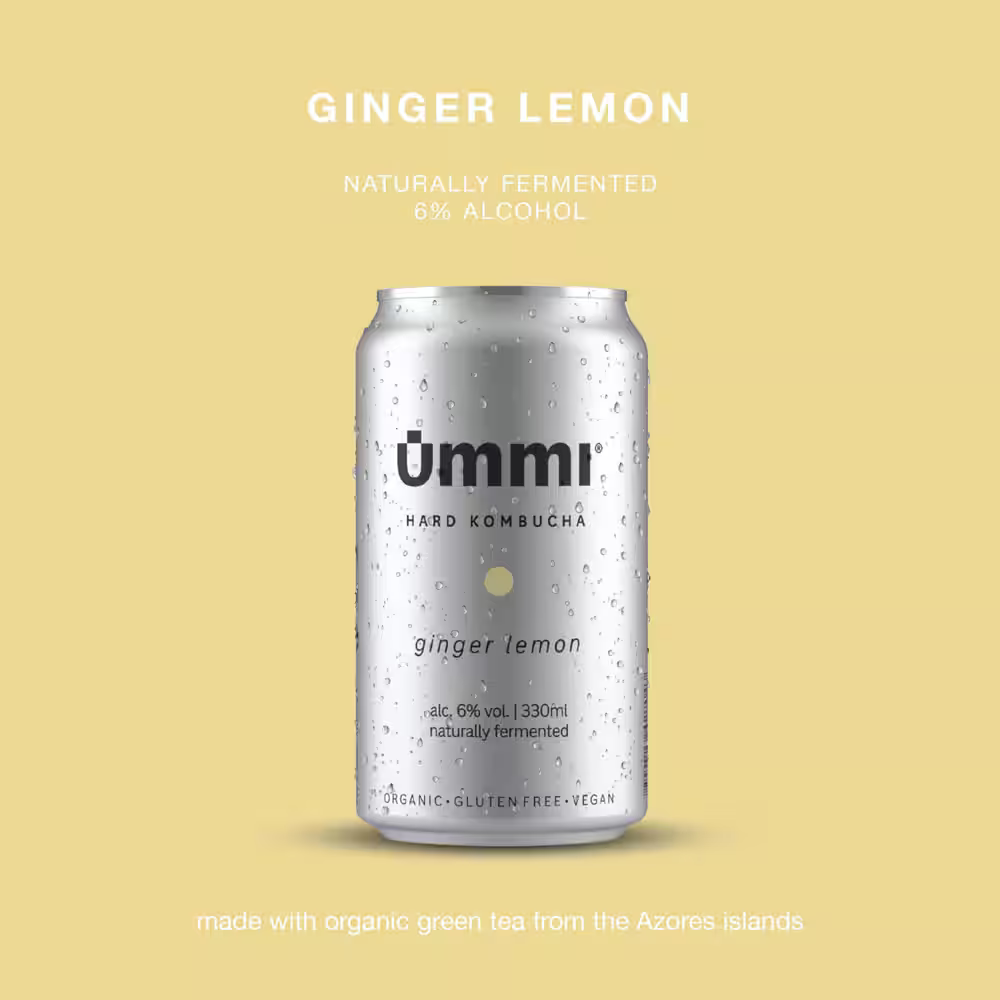 Ummi Lemon Ginger 6% ABV - 6 Pack: Ummi Lemon Ginger 6% ABV - Can