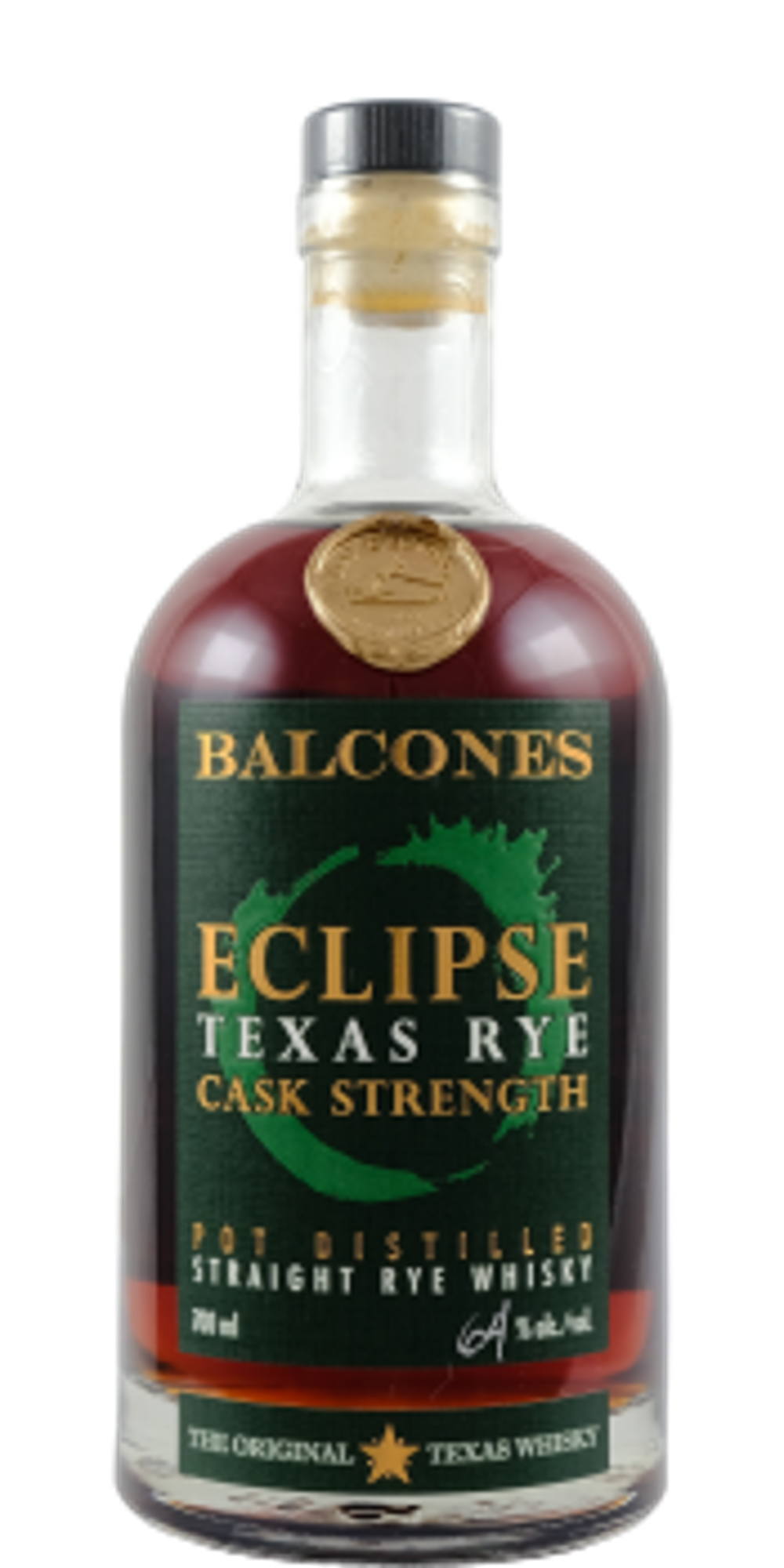 Balcones Eclipse Rye 64.0% 0.7L, Spirits