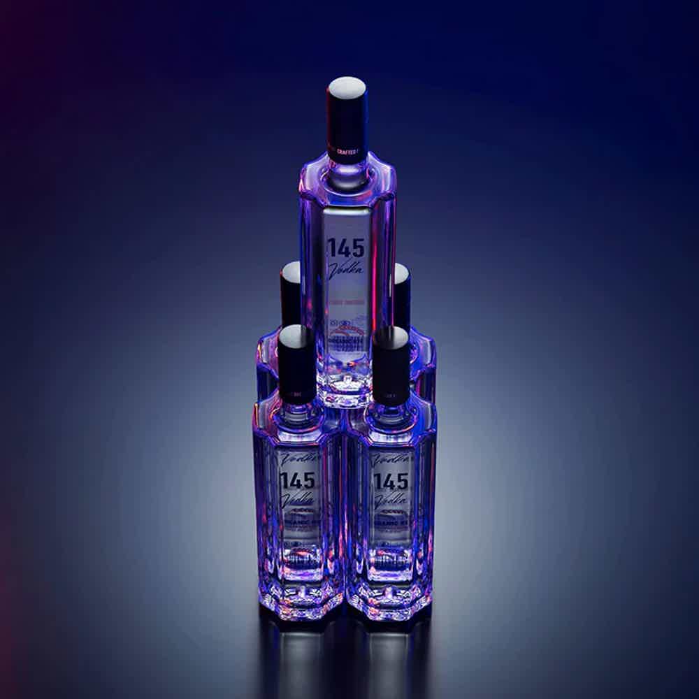 145 Vodka Party Box, 6 x 700ml: 145 Vodka Bottle