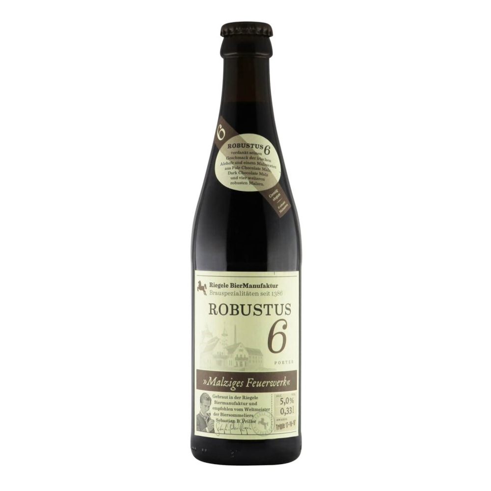 Riegele Robustus 6 0,33l 5.0% 0.33L, Beer