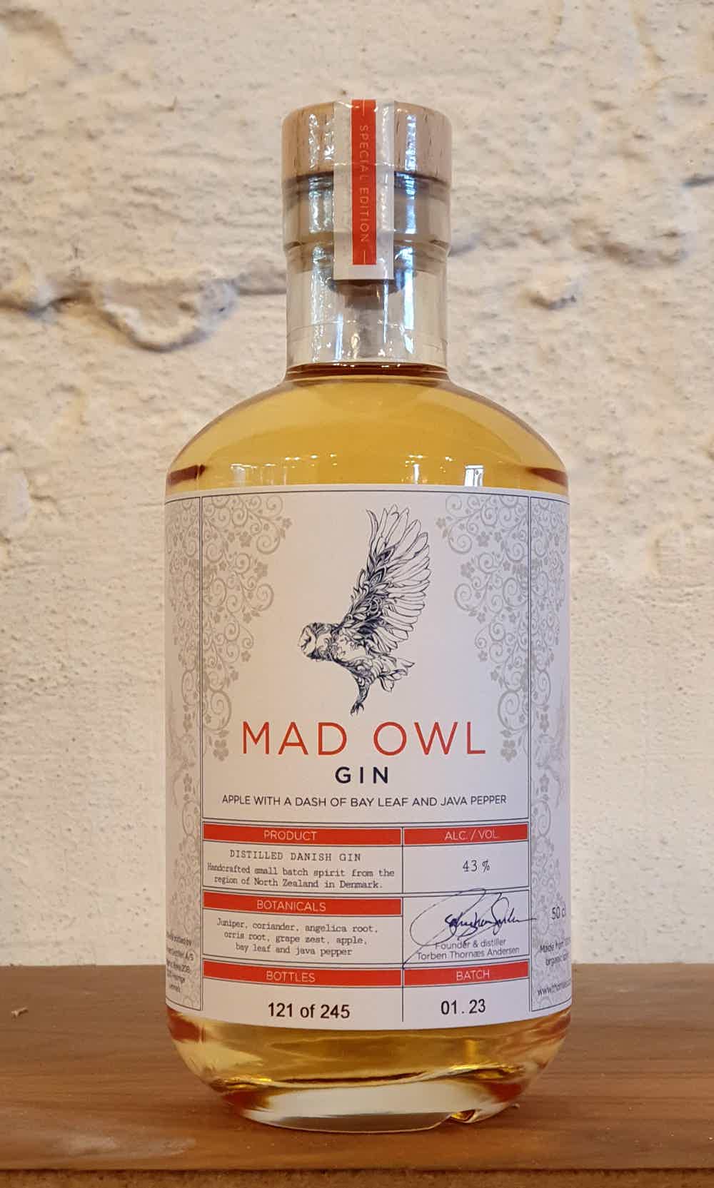 Mad Owl Gin - Apple 43.0% 0.5L, Spirits