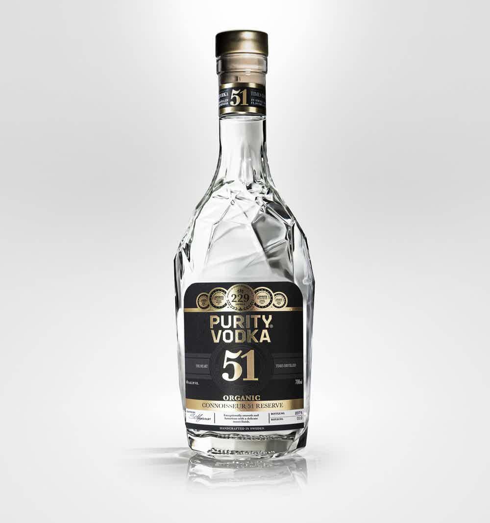 Purity Connoisseur 51 Reserve Organic Vodka 700 ml 40.0% 0.7L, Spirits