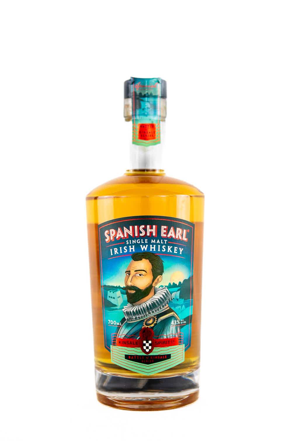 Spanish Earl Single Malt Irish Whiskey 43.0% 0.7L, Spirits