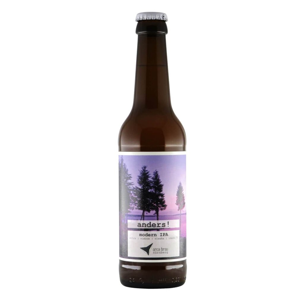 Orca Brau Anders! Modern IPA Citra, Simcoe, Riwaka & Idaho 7 0,33l 6.8% 0.33L, Beer