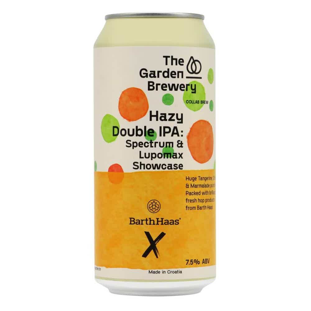The Garden Brewery/Barth Haas Spectrum & Lupomax Showcase Hazy Double IPA 0,44l 7.5% 0.44L, Beer