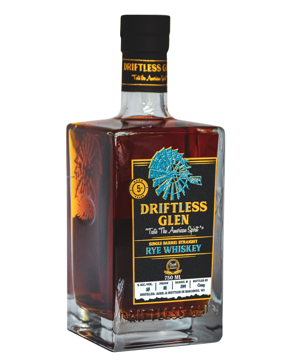 Driftless Glen - Single Barrel Straight Rye - Cask Strength - Nordic Barrel #05 60.0% 0.7L, Spirits
