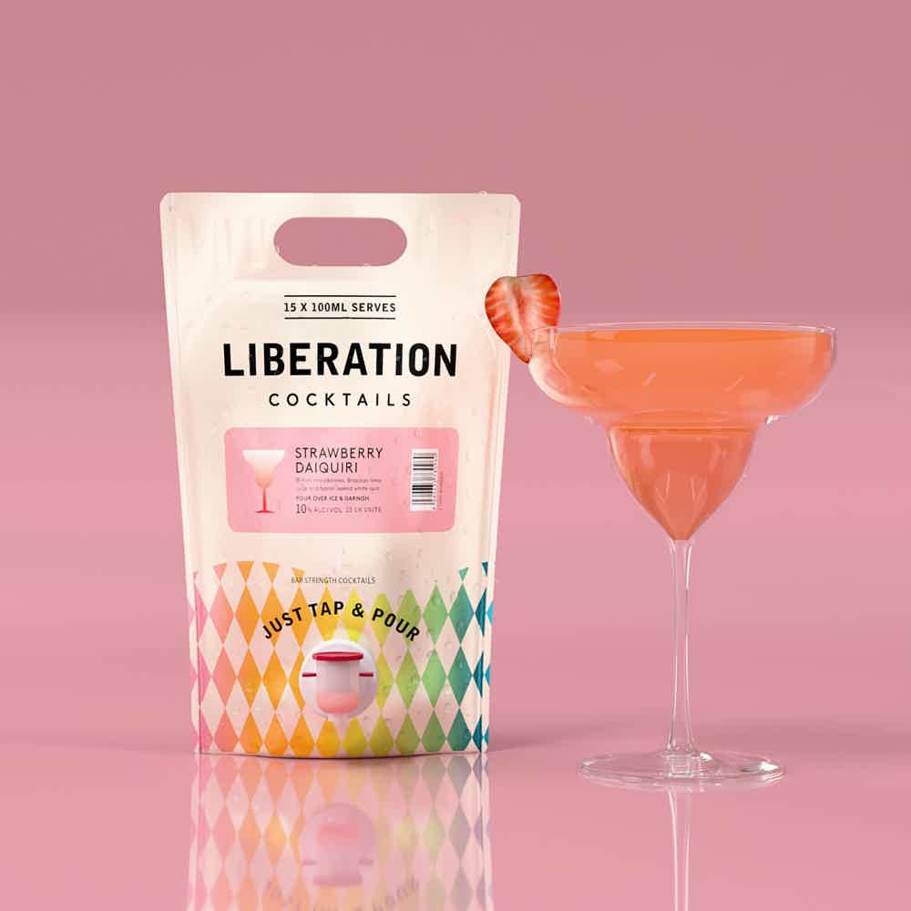 Strawberry Daiquiri 1.5L Pouch 10.0% 1.5L, Spirits