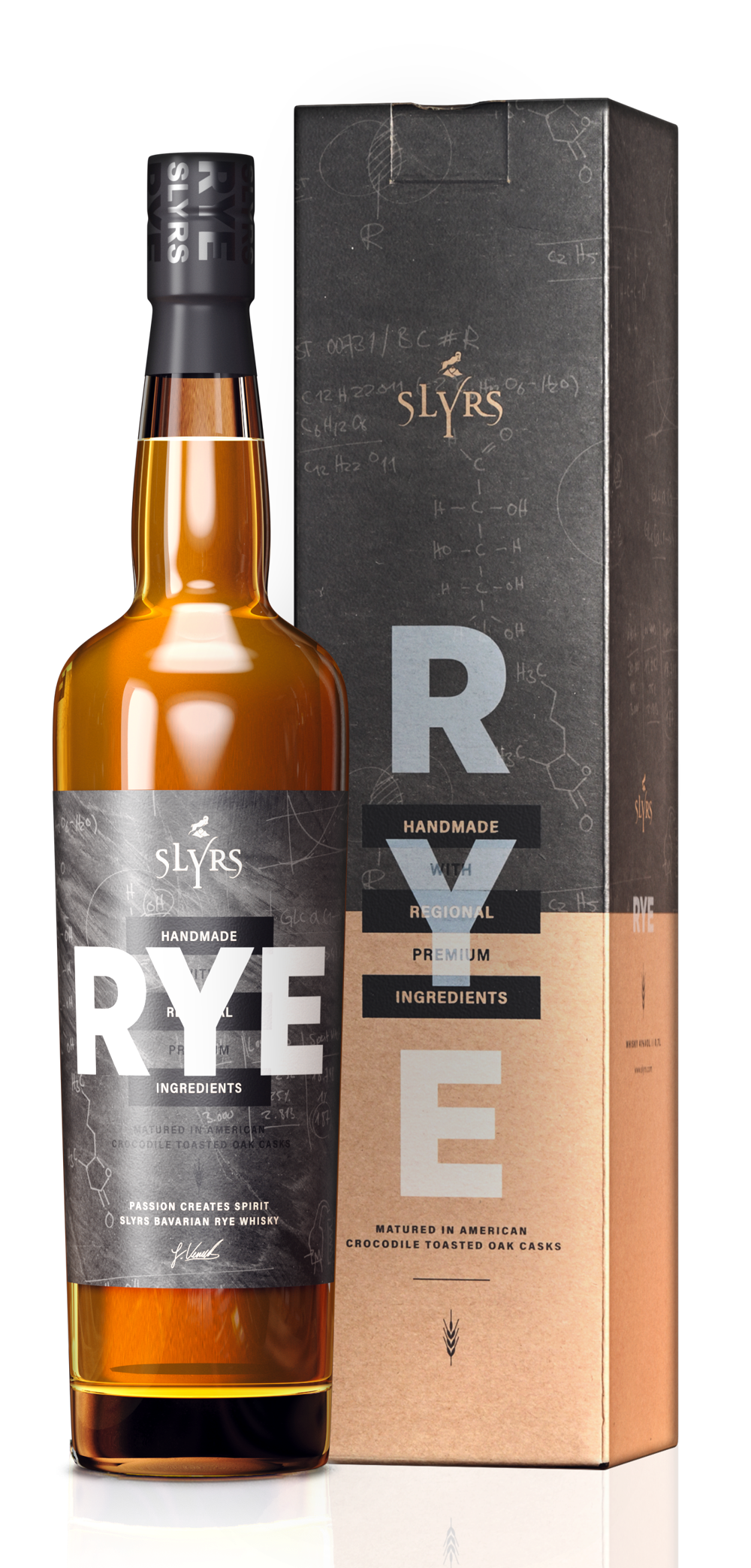 SLYRS Bavarian RYE Whisky 41% vol. 41.0% 0.7L, Spirits