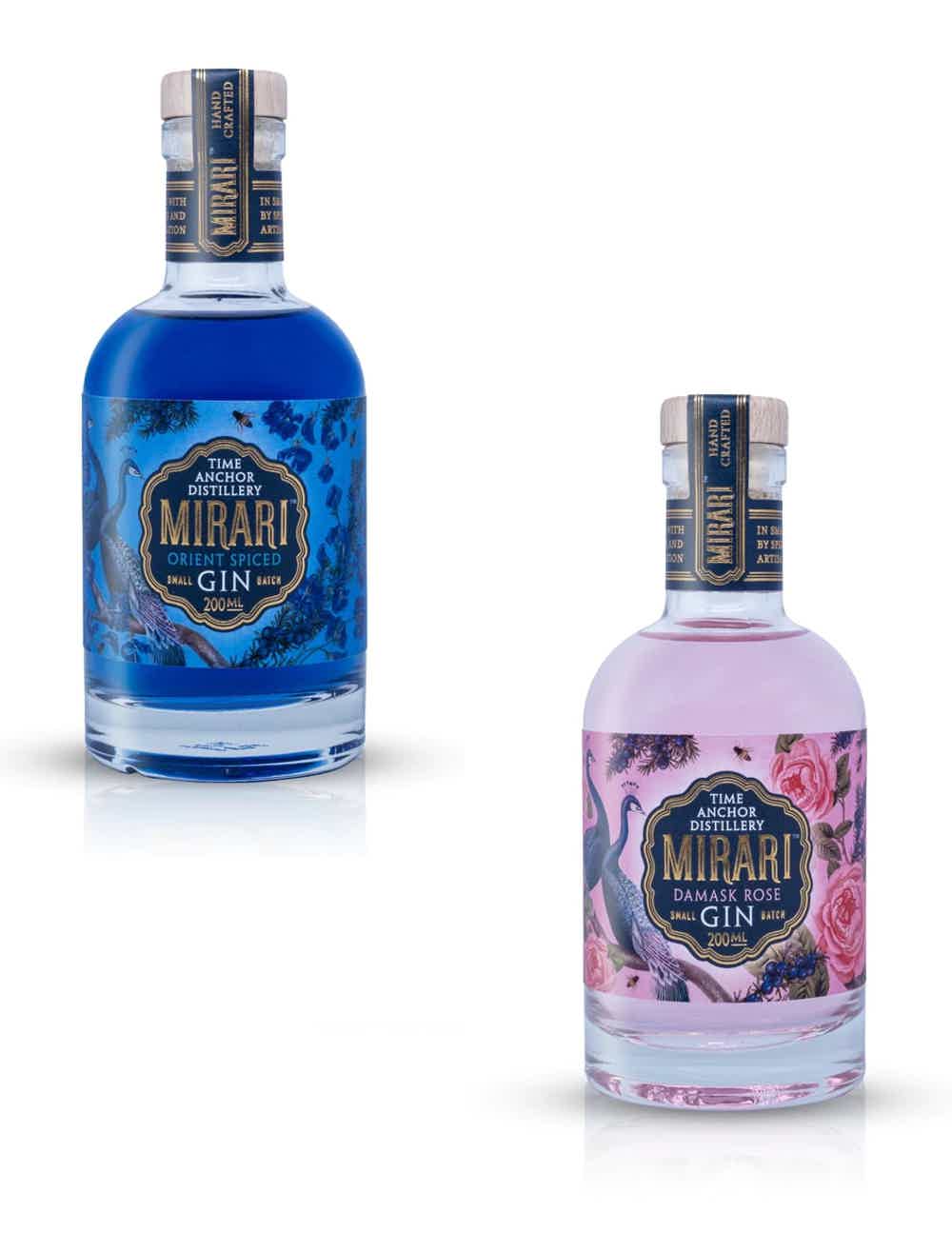 Mirari Gift Set Pink & Blue 2 x 200ml.: Mirari Blue 200ml, Mirari Pink 200ml