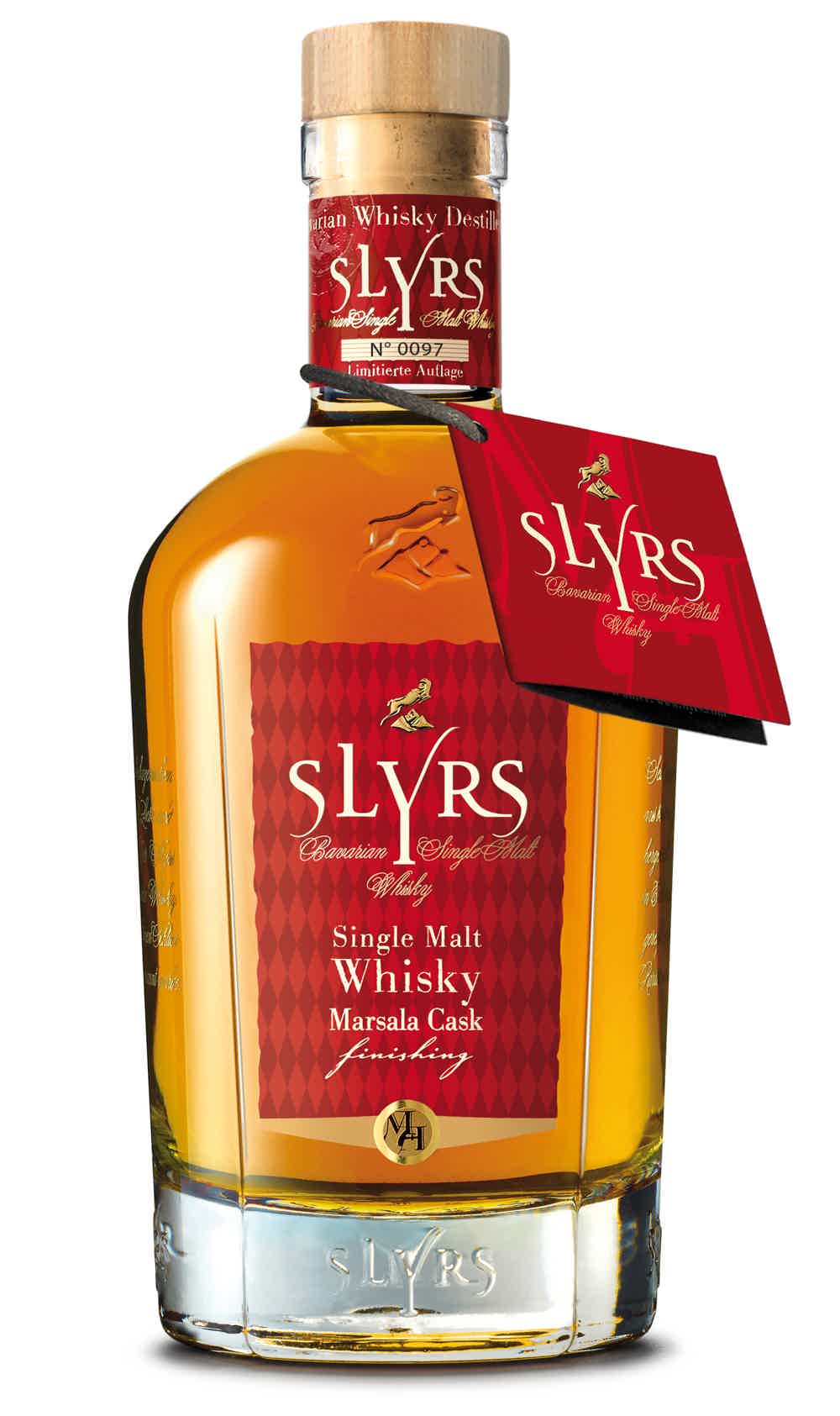 SLYRS Single Malt Whisky Marsala Cask Finish 46% vol. 46.0% 0.35L, Spirits