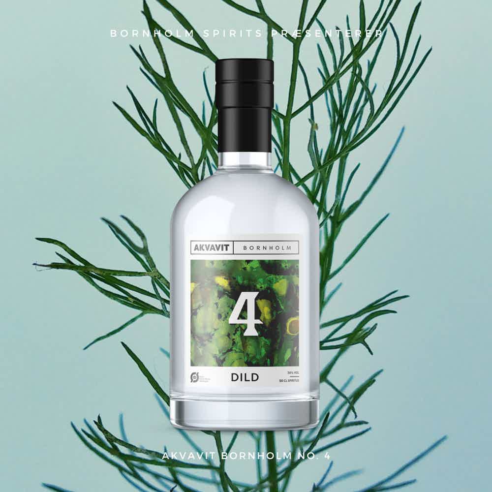 Akvavit Bornholm No. 4 Dild 38% - 50 cl 38.0% 0.5L, Spirits