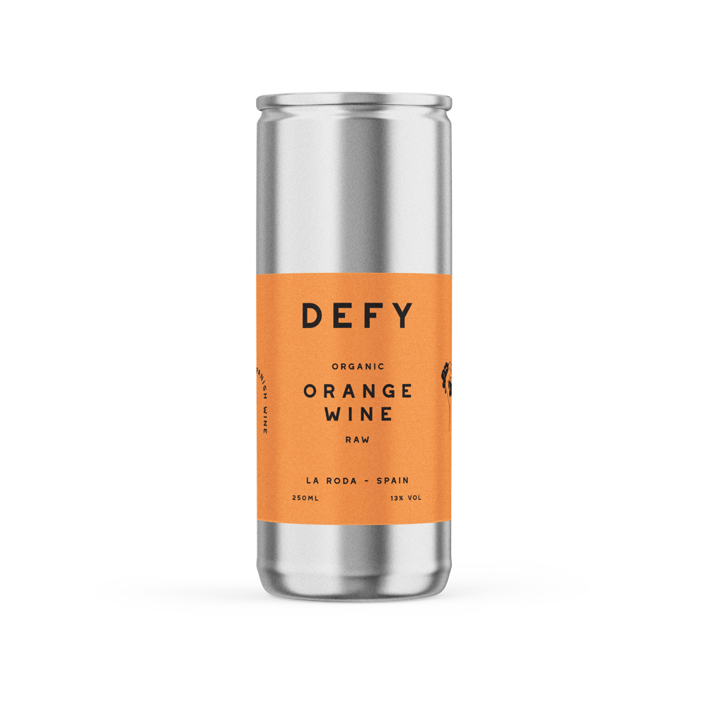 ORGANIC SPANISH ORANGE WINE 24 Pack: DEFY Organic Spanish Orange Wine
