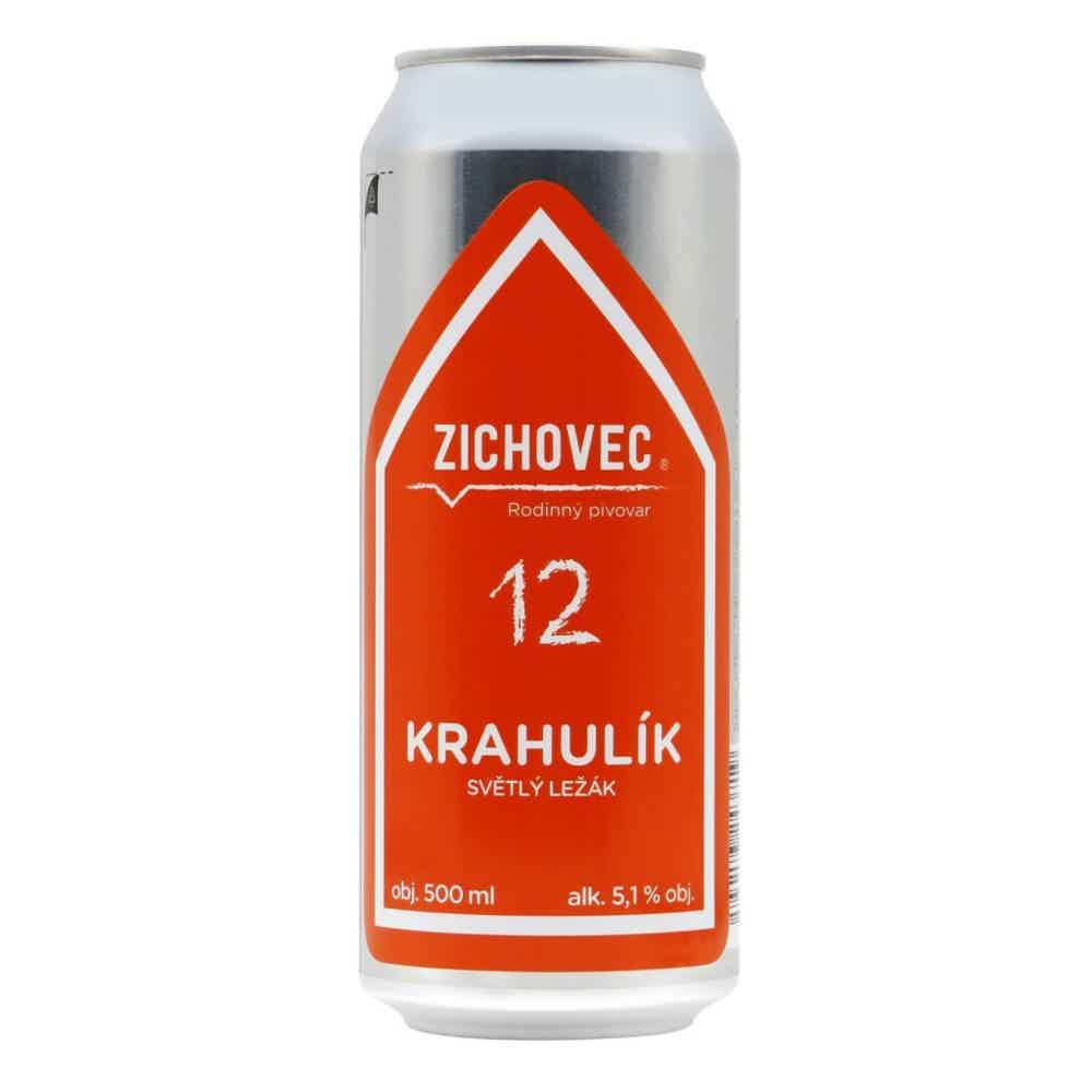 Zichovec Krahulík 12 Pale Lager 0,5l 5.1% 0.5L, Beer