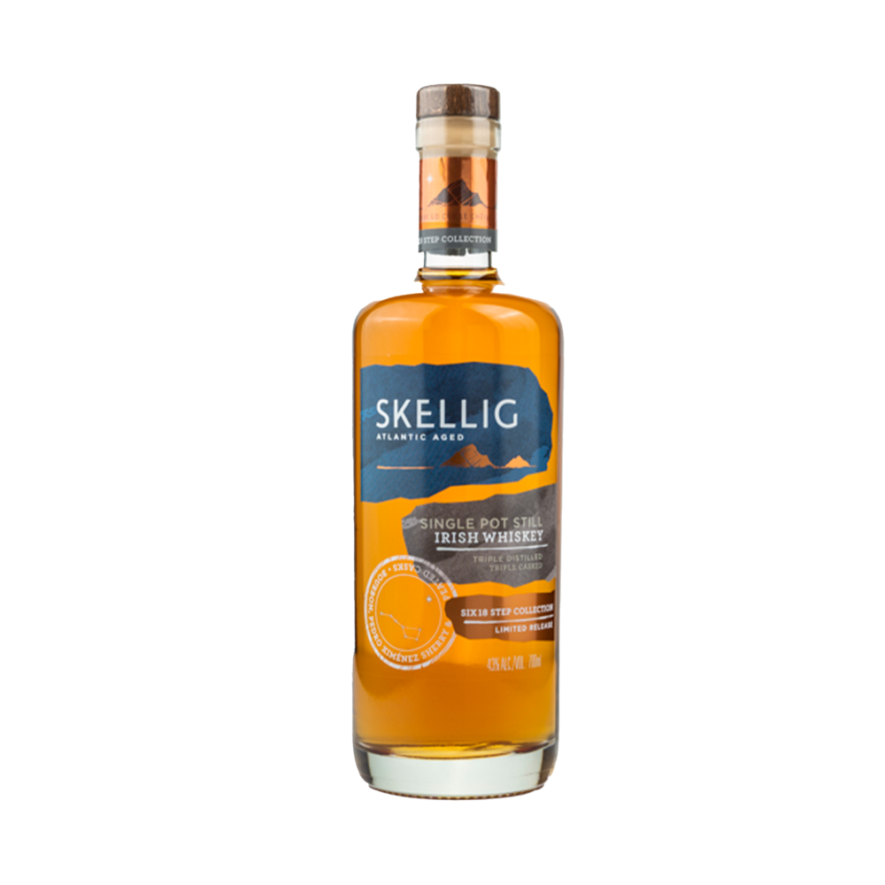 Skellig Triple Cask Single Pot Still Irish Whiskey 43.0% 0.7L, Spirits
