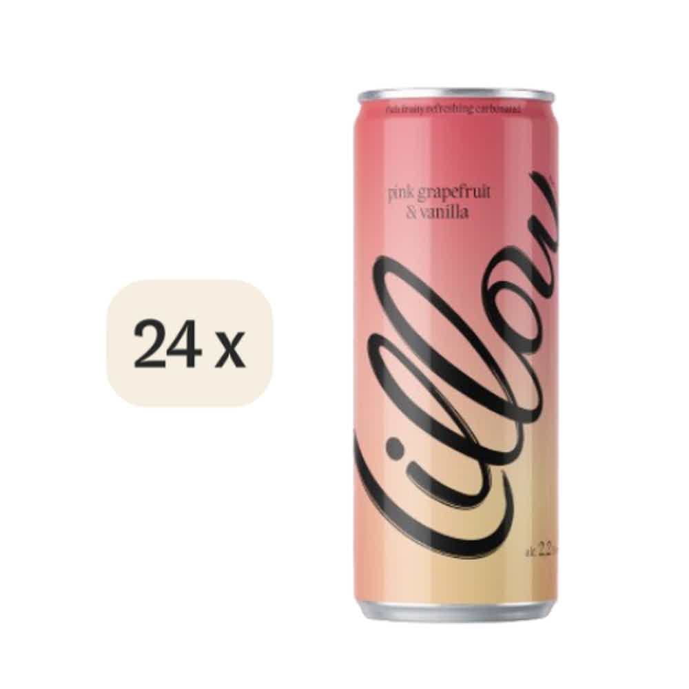 Lillow Pink Grapefruit & Vanilla - 24 Pack: Lillow - Pink Grapefruit & Vanilla