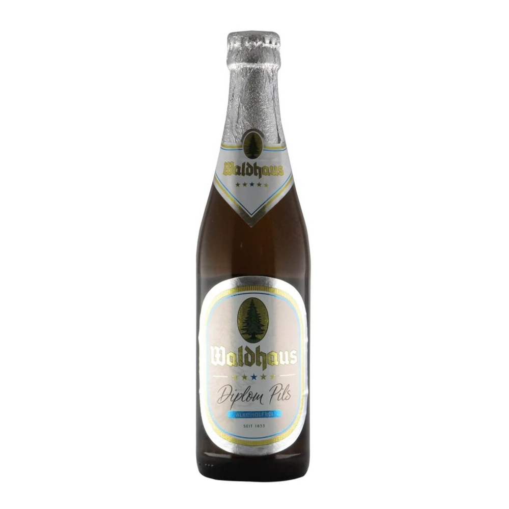 Waldhaus Diplom Pils Alkoholfrei 0,33l 0.5% 0.33L, Beer
