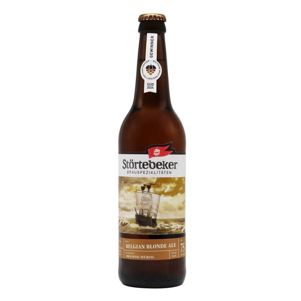 Störtebeker Belgian Blonde Ale 0,5l 7.5% 0.5L, Beer