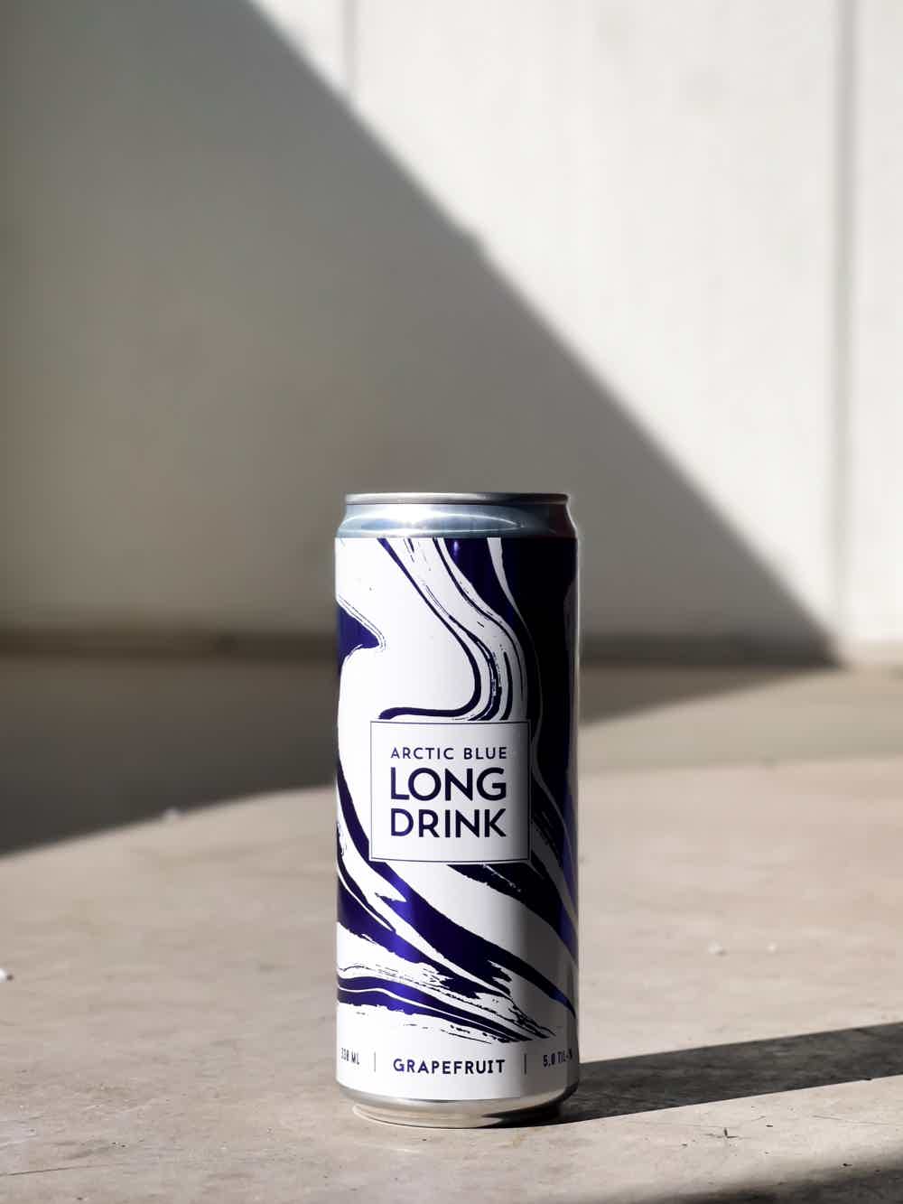 Arctic Blue Long Drink Grapefruit 5% 330ml 5.0% 0.33L, Beer