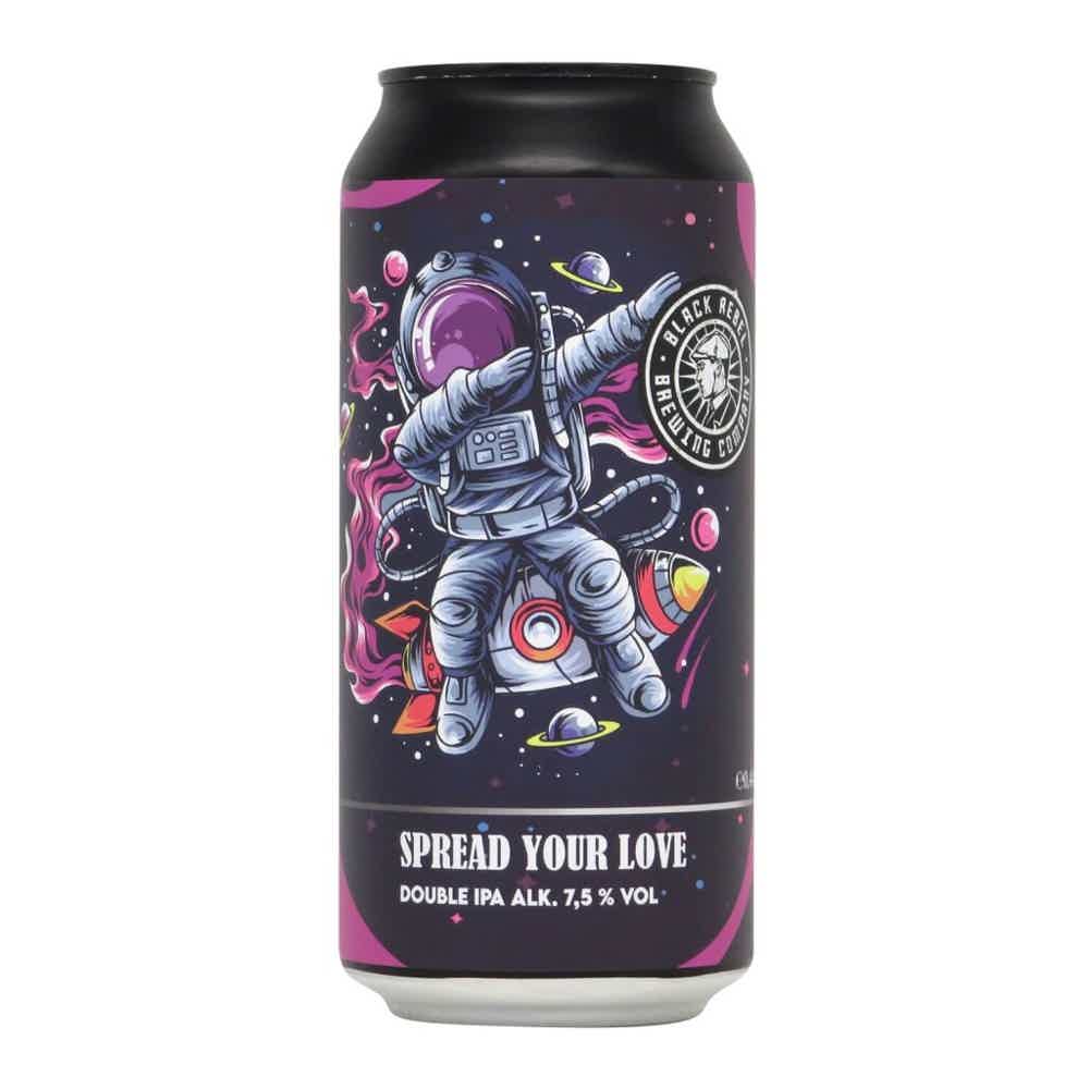 Black Rebel Brewing Spread Your Love DIPA 0,44l 7.5% 0.44L, Beer