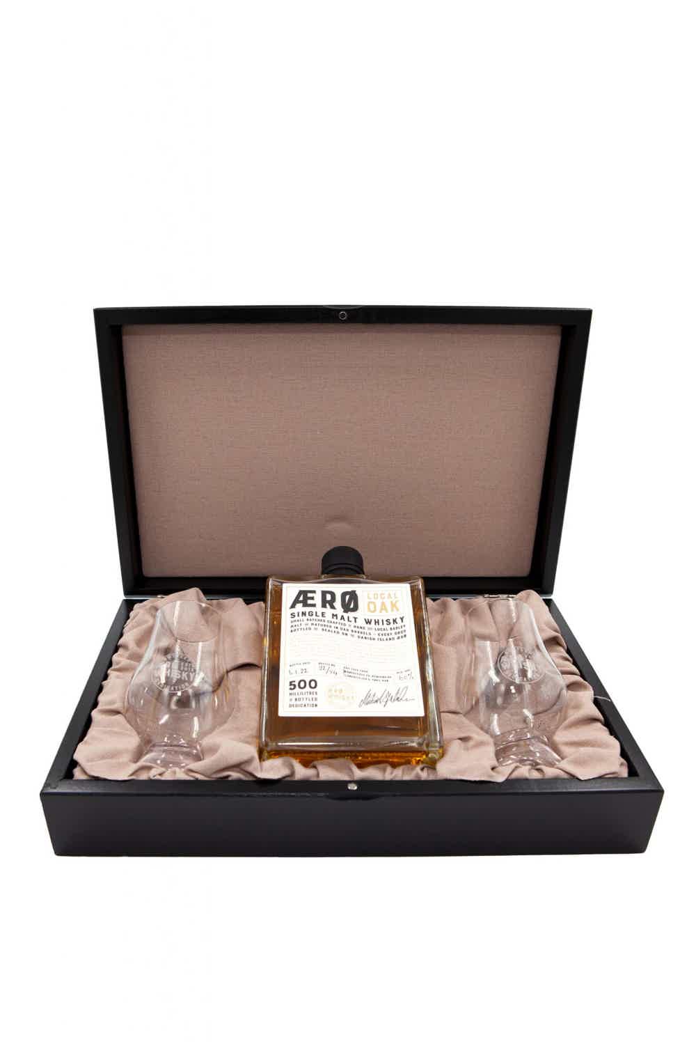 Single Cask Giftbox 2G: Gaveæske m/2 glas, Single Cask (IWSC Gold)