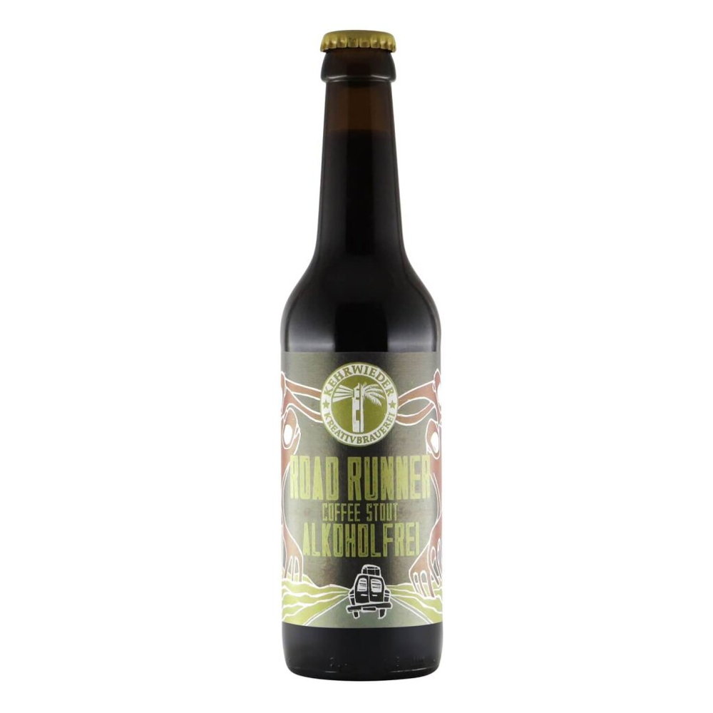 Kehrwieder Road Runner Coffee Stout alkoholfrei 0,33l 0.4% 0.33L, Beer