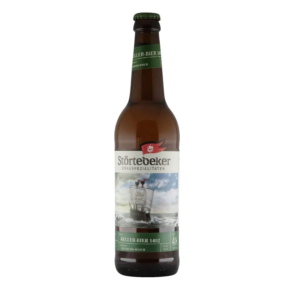 Störtebeker BIO Keller-Bier 1402 0,5l 4.8% 0.5L, Beer
