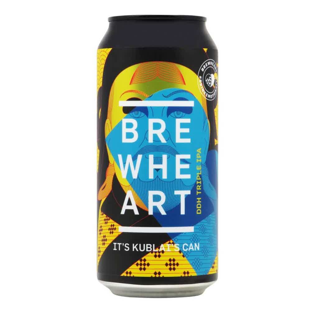 Brewheart It's Kublai's Can (2024) DDH Triple IPA 0,44l 9.8% 0.44L, Beer