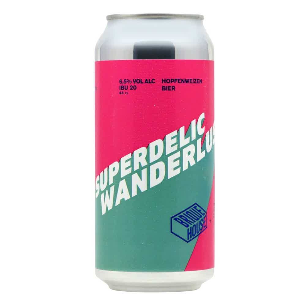 Unverhopft x Brique House Superdelic Wanderlust Hopfenweizen 0,44l 6.5% 0.44L, Beer