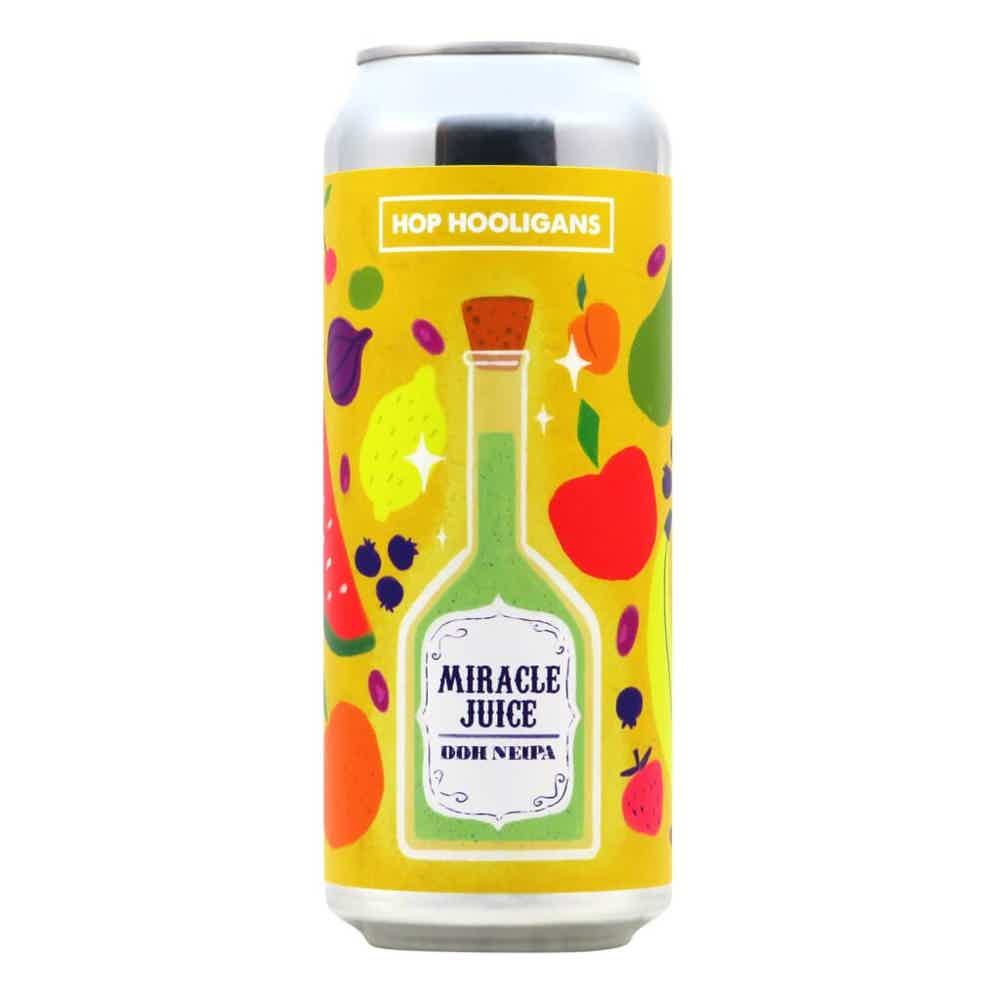 Hop Hooligans Miracle Juice DDH NEIPA 0,5l 6.0% 0.5L, Beer