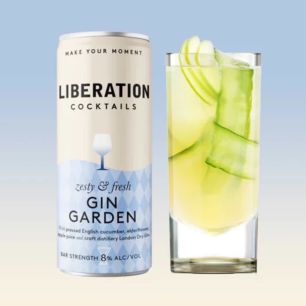 Liberation Gin Garden 8.0% 0.2L, Spirits