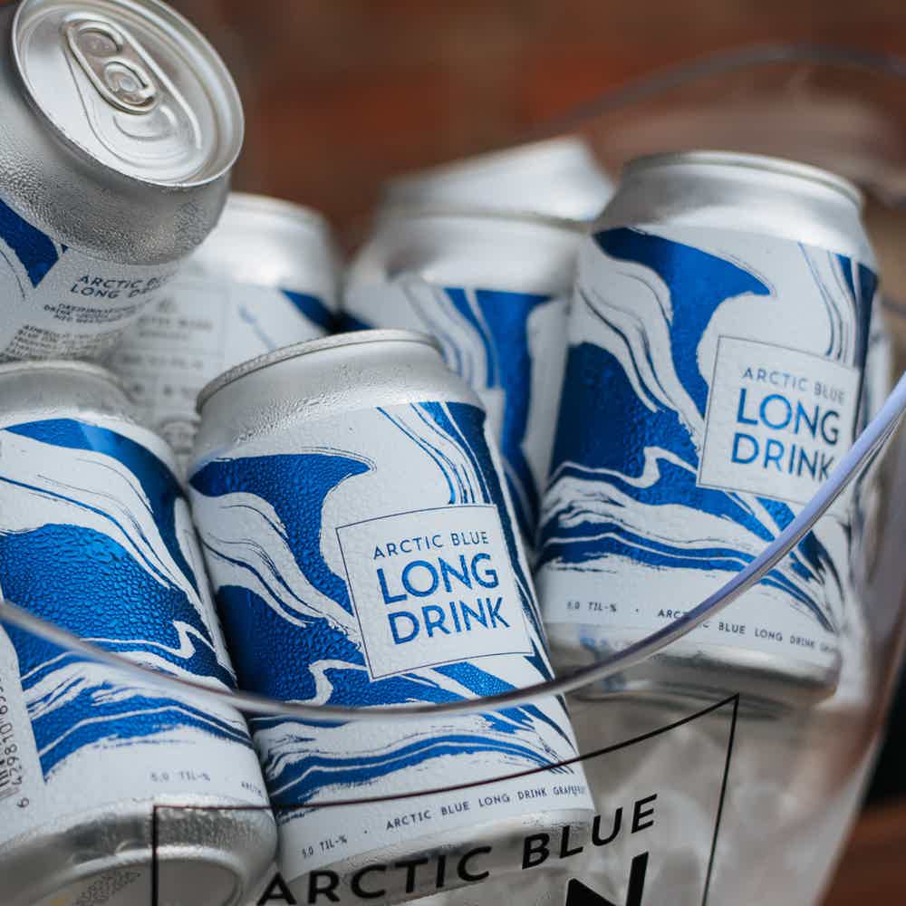 Arctic Blue Long Drink Grapefruit 5%330ml 5.0% 0.33L, Spirits