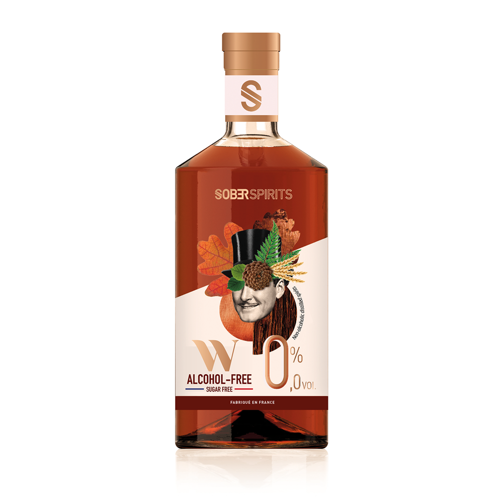Sober Spirits Whisky Bourbon 0.0% 0.5L, Non alcohol