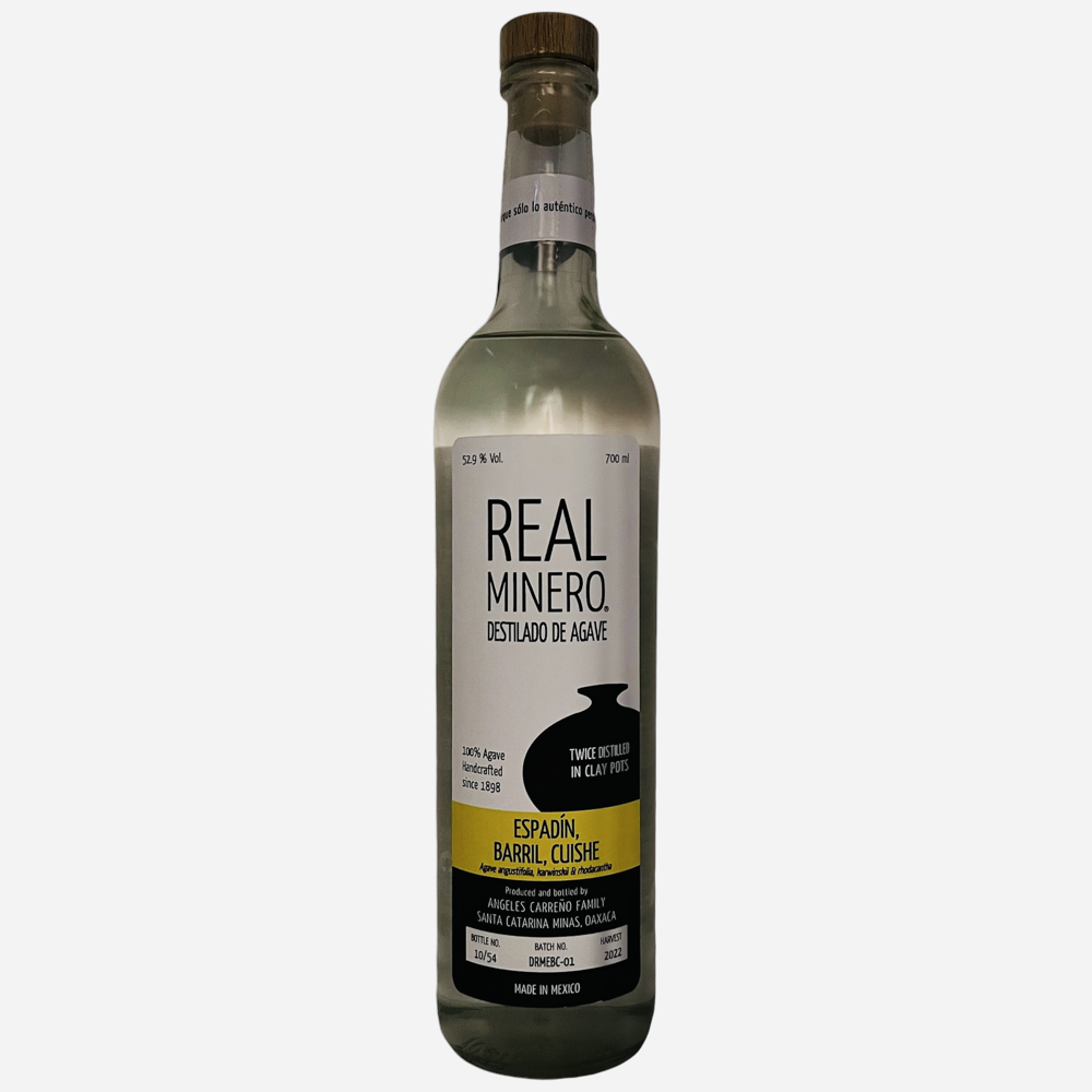 REAL MINERO 2022 ESPADÍN / BARRIL / CUISHE | 700 ML 52.9% 0.7L, Spirits