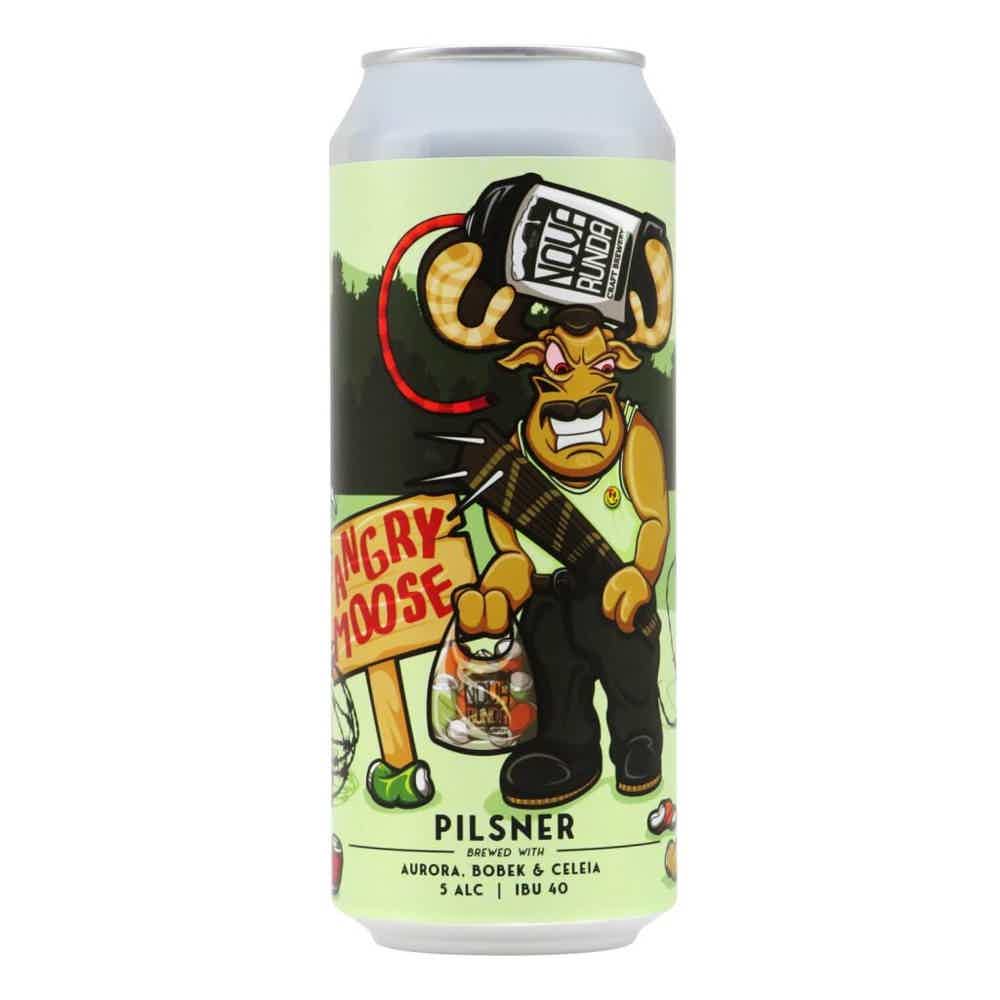 Nova Runda Angry Moose German Style Pilsner 0,5l 5.0% 0.5L, Beer