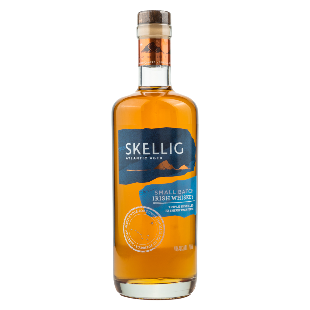 Skellig Small Batch Irish Whiskey PX Sherry Cask Finish 40.0% 0.7L, Spirits
