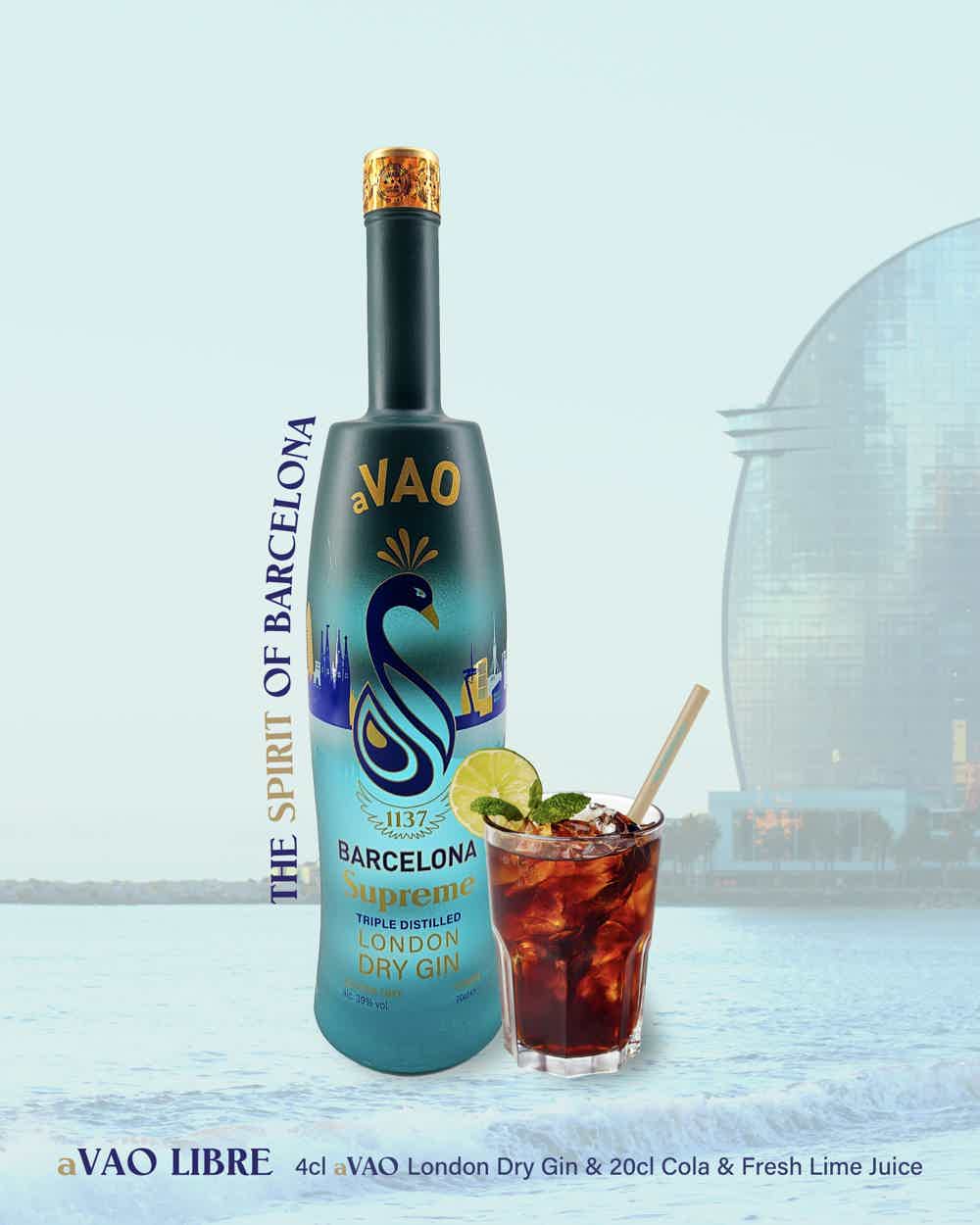 aVAO London Dry Gin 39.0% 0.7L, Spirits