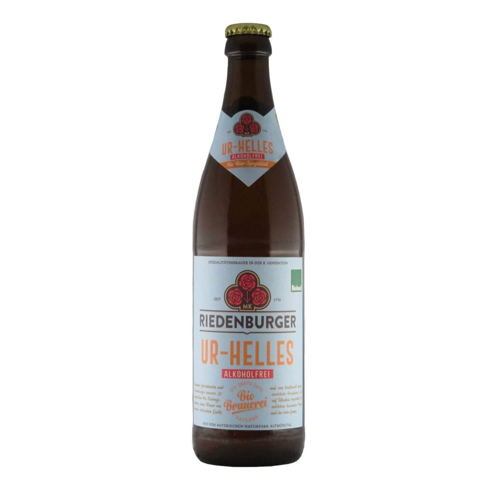 Riedenburger Ur-Helles Alkoholfrei BIO 0,5l 0.5% 0.5L, Beer