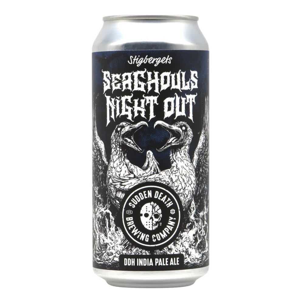 Sudden Death x Stigbergets SeaGhouls Night Out DDH IPA 0,44l 6.6% 0.44L, Beer