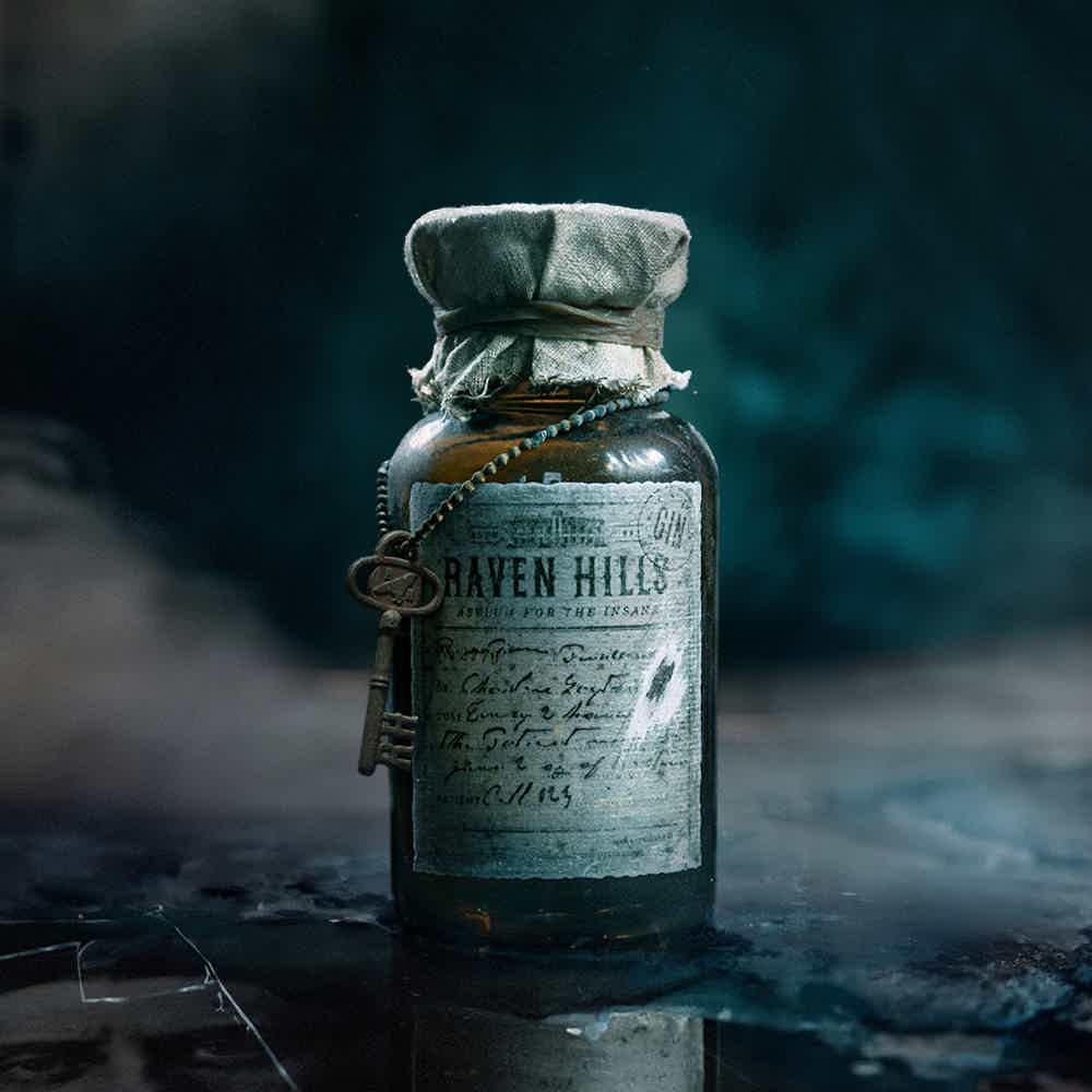 Raven Hills Bundle: Raven Hills, Raven Hills Rezeptumschlag, Raven Hills Messbecher Glas