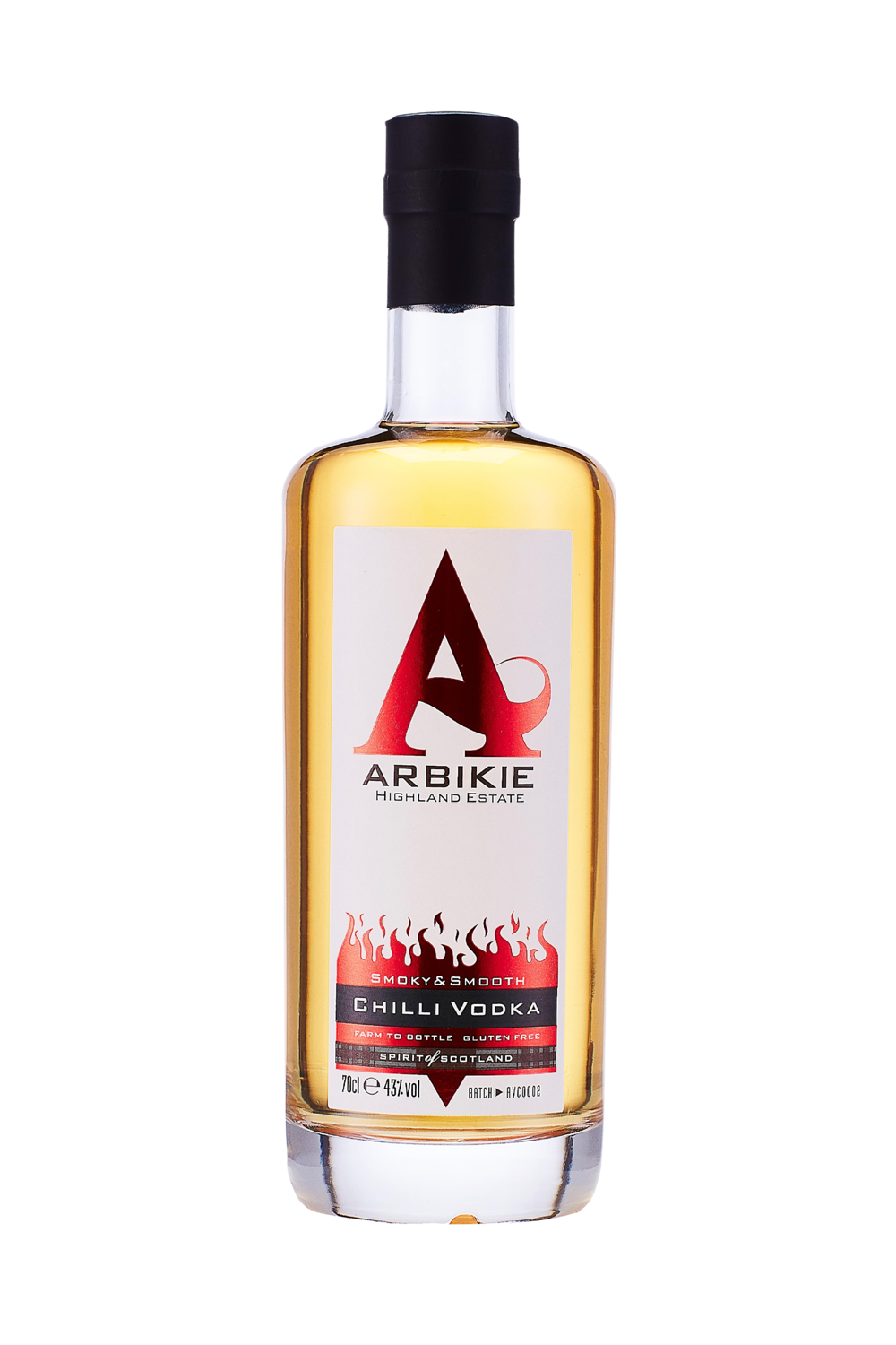 Arbikie Chilli Vodka 43.0% 0.7L, Spirits
