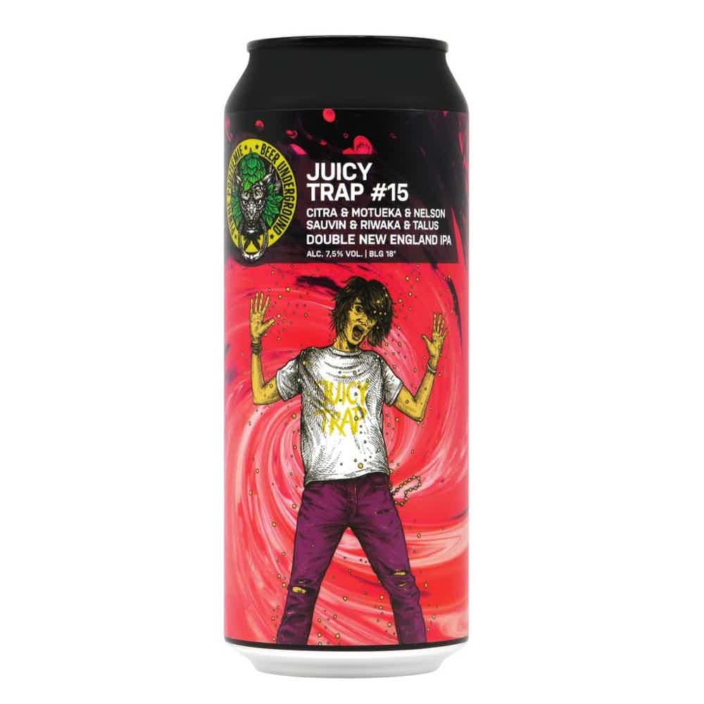Beer Underground Juicy Trap #15 Double NEIPA 0,5l 7.5% 0.5L, Beer