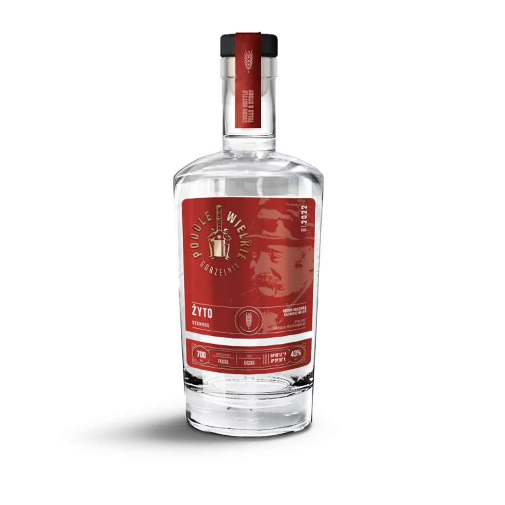 Podole Wielkie Rye Okowita 2022, 700 ml, 43% 43.0% 0.7L, Spirits