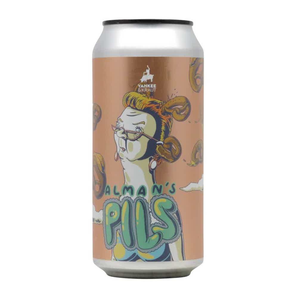 Yankee & Kraut Alman's Pils 0,44l 4.9% 0.44L, Beer