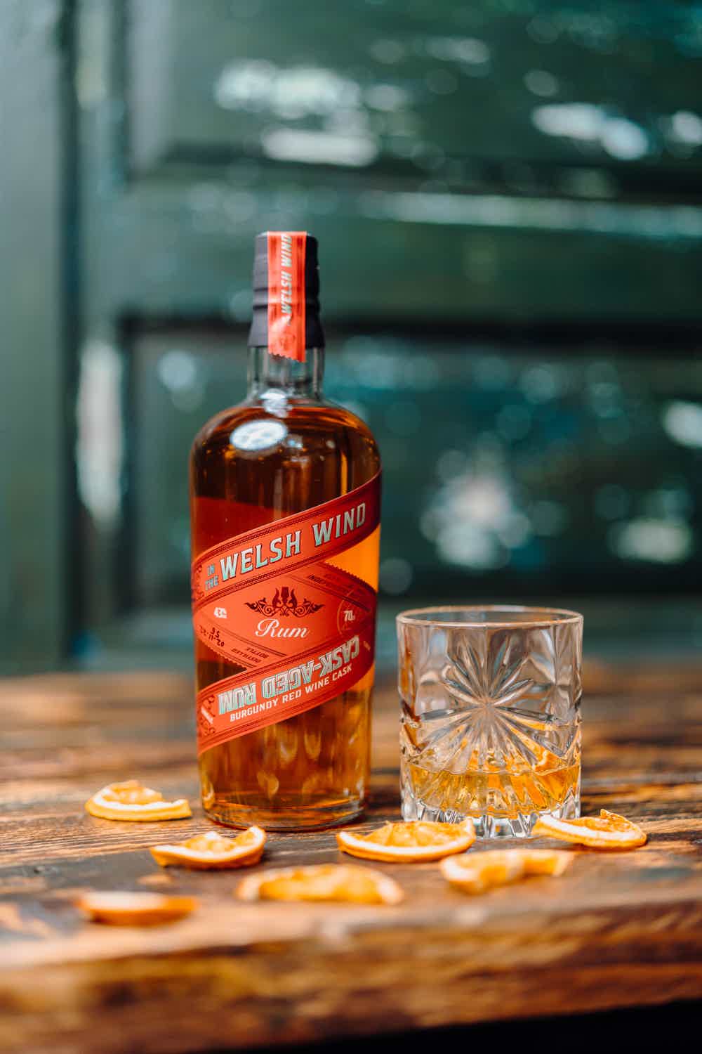 IN THE WELSH WIND Cask-Aged Rum 43.0% 0.7L, Spirits